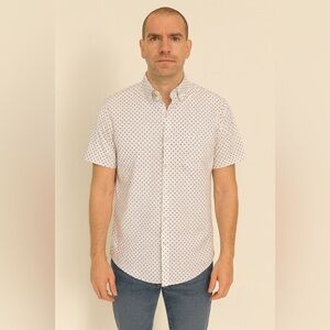 Goodfellow & Co Men's White and Black Shirt